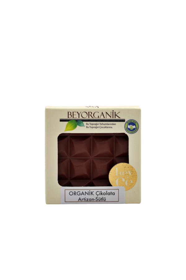 BEYORGANİK Artizan Çikolata - Sütlü 40 gr