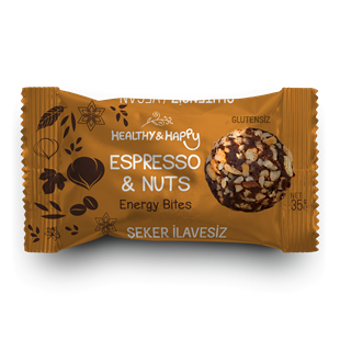 HEALTHY&HAPPY Espresso&Nut Butter Energy Bites 35G
